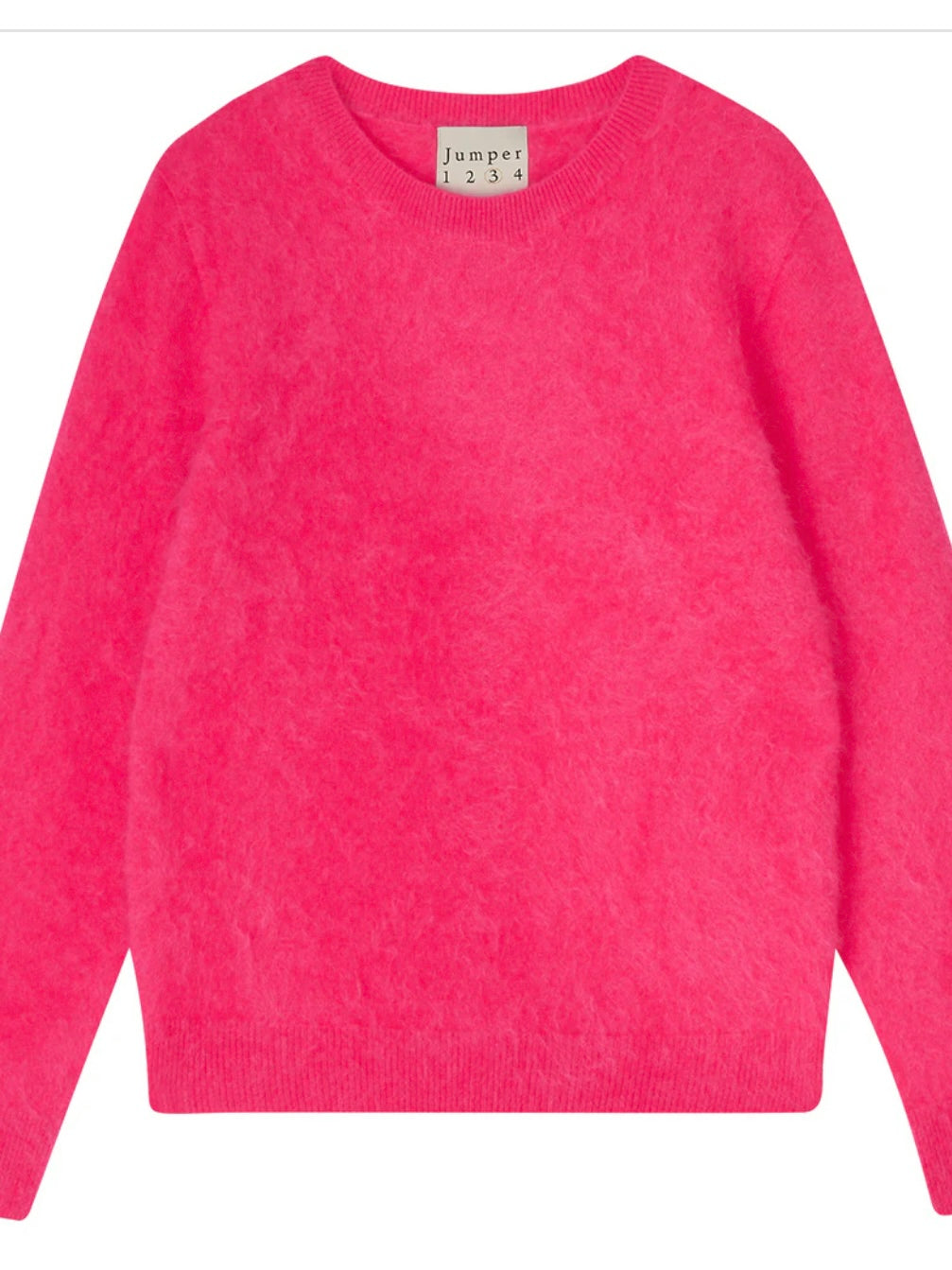 Jumper 1234 Brushed Cashmere Crew in Watermelon