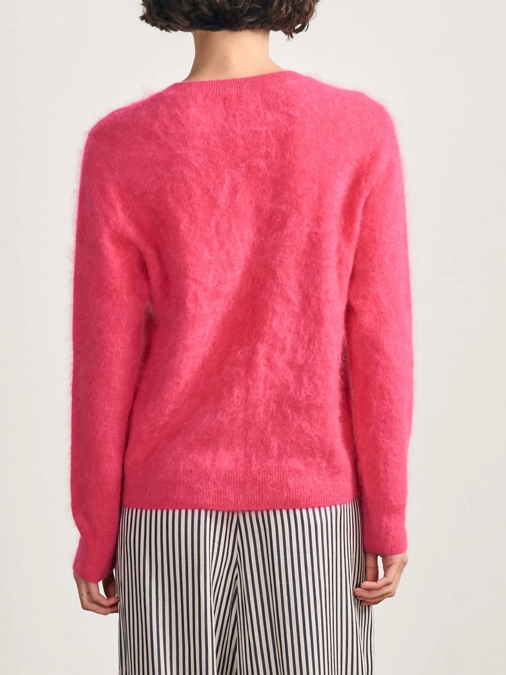 Jumper 1234 Brushed Cashmere Crew in Watermelon