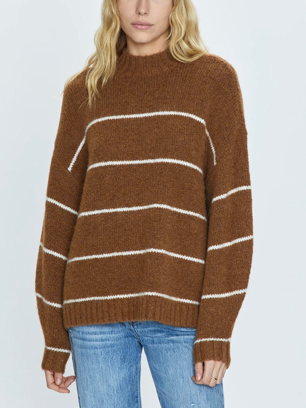 Pistola Carlen Sweater in Caramel Stripe