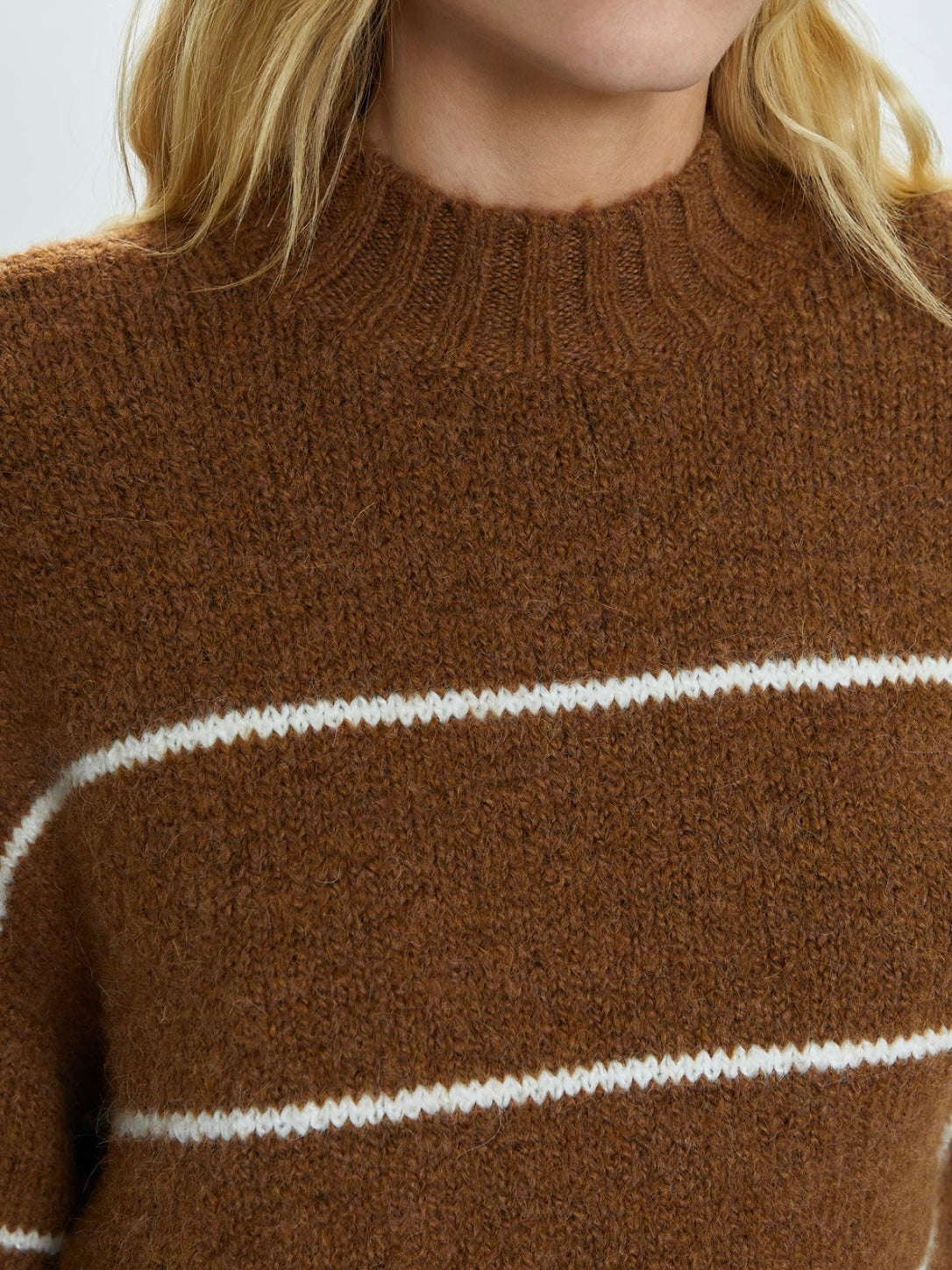 Pistola Carlen Sweater in Caramel Stripe