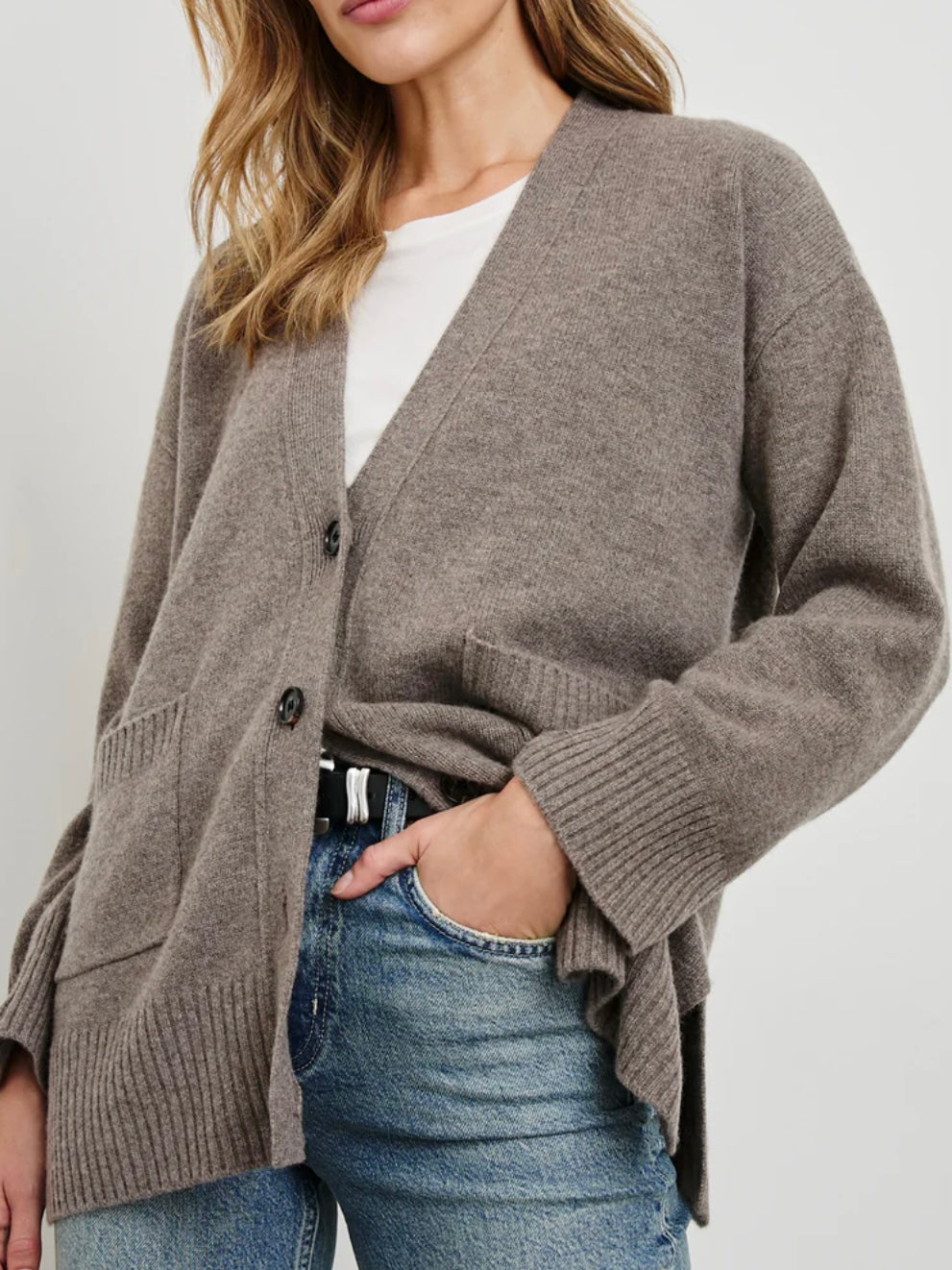 Rails Perry Cardigan in Mink