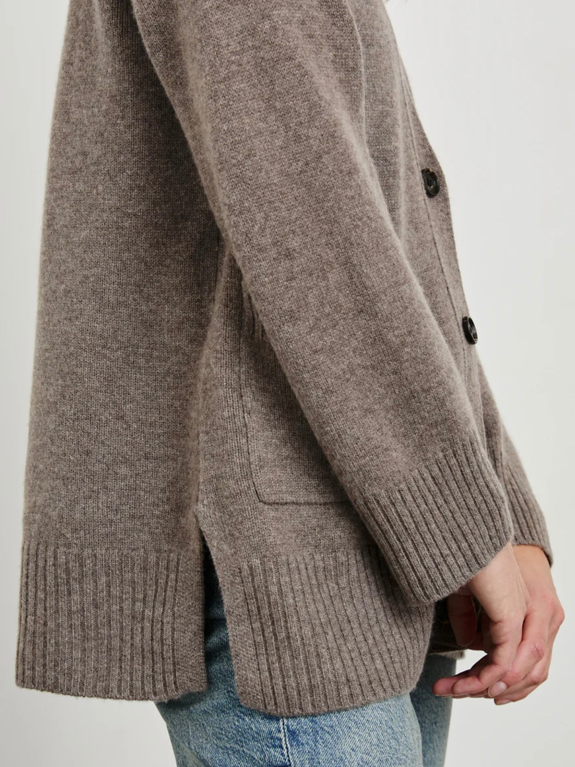 Rails Perry Cardigan in Mink