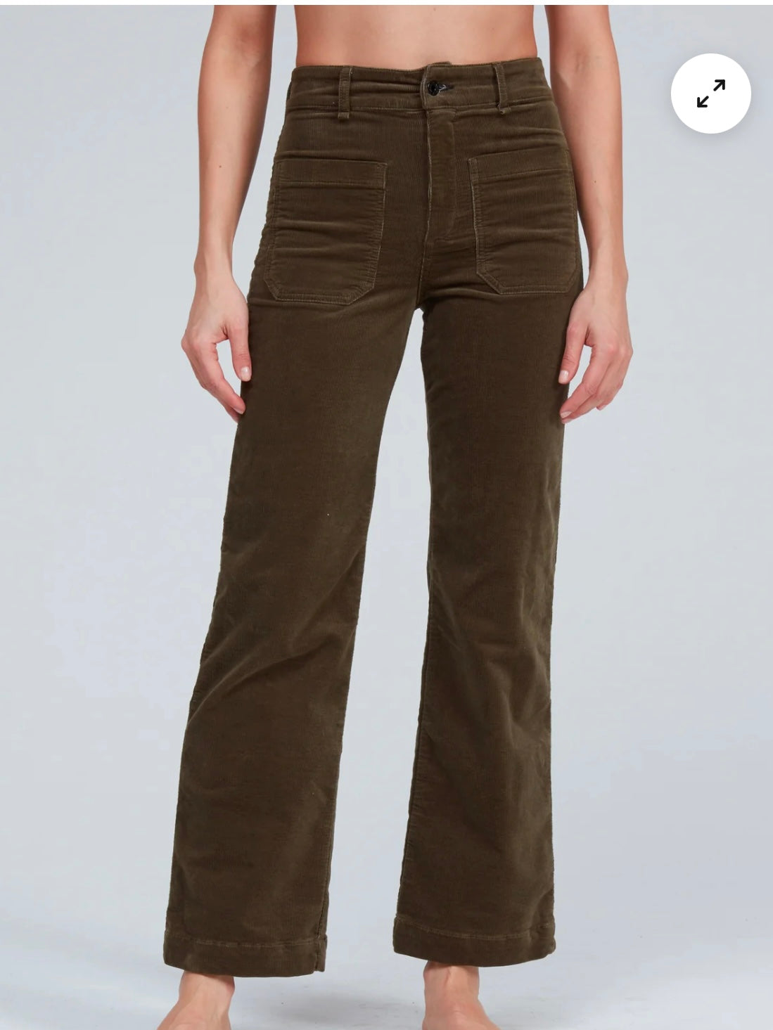 ASKK NY Sailor Pant Corduroy in Safari Green