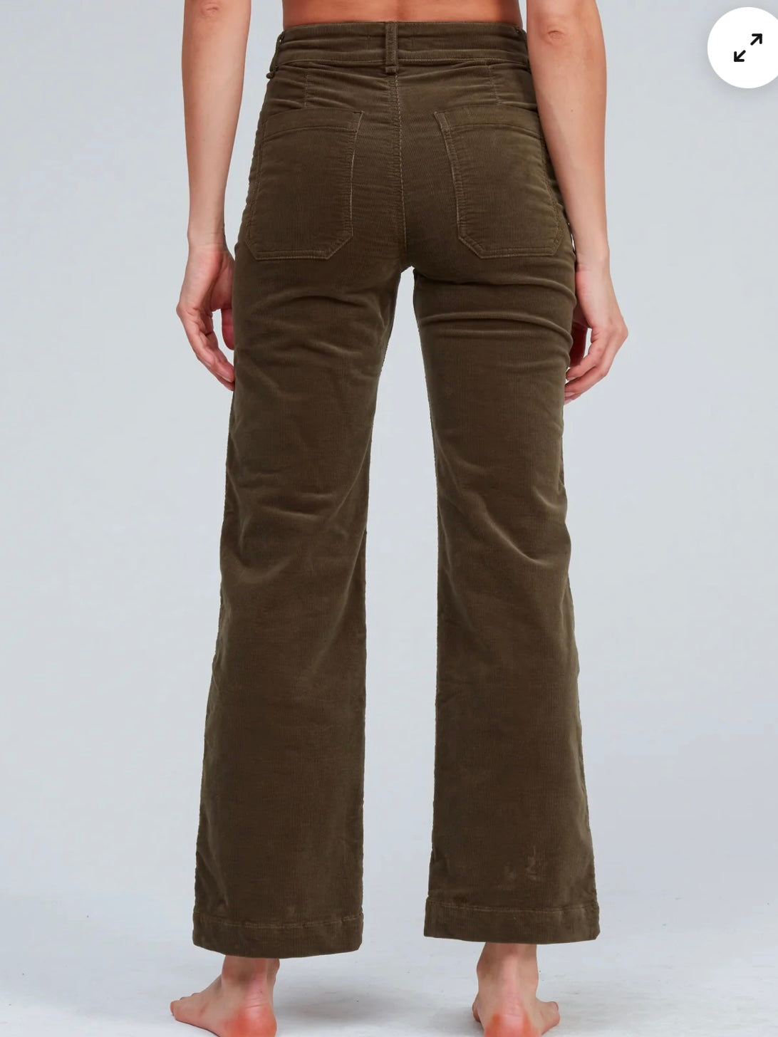 ASKK NY Sailor Pant Corduroy in Safari Green