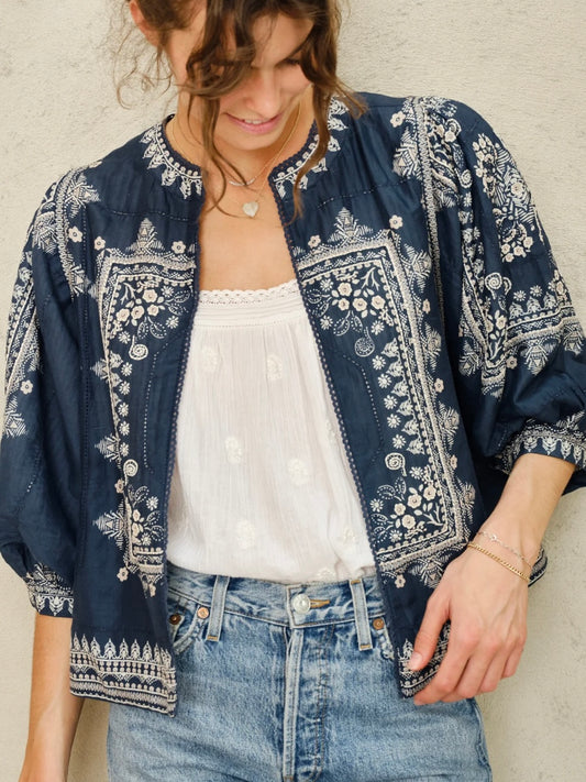 M.A.B.E Eden Jacket in Indigo