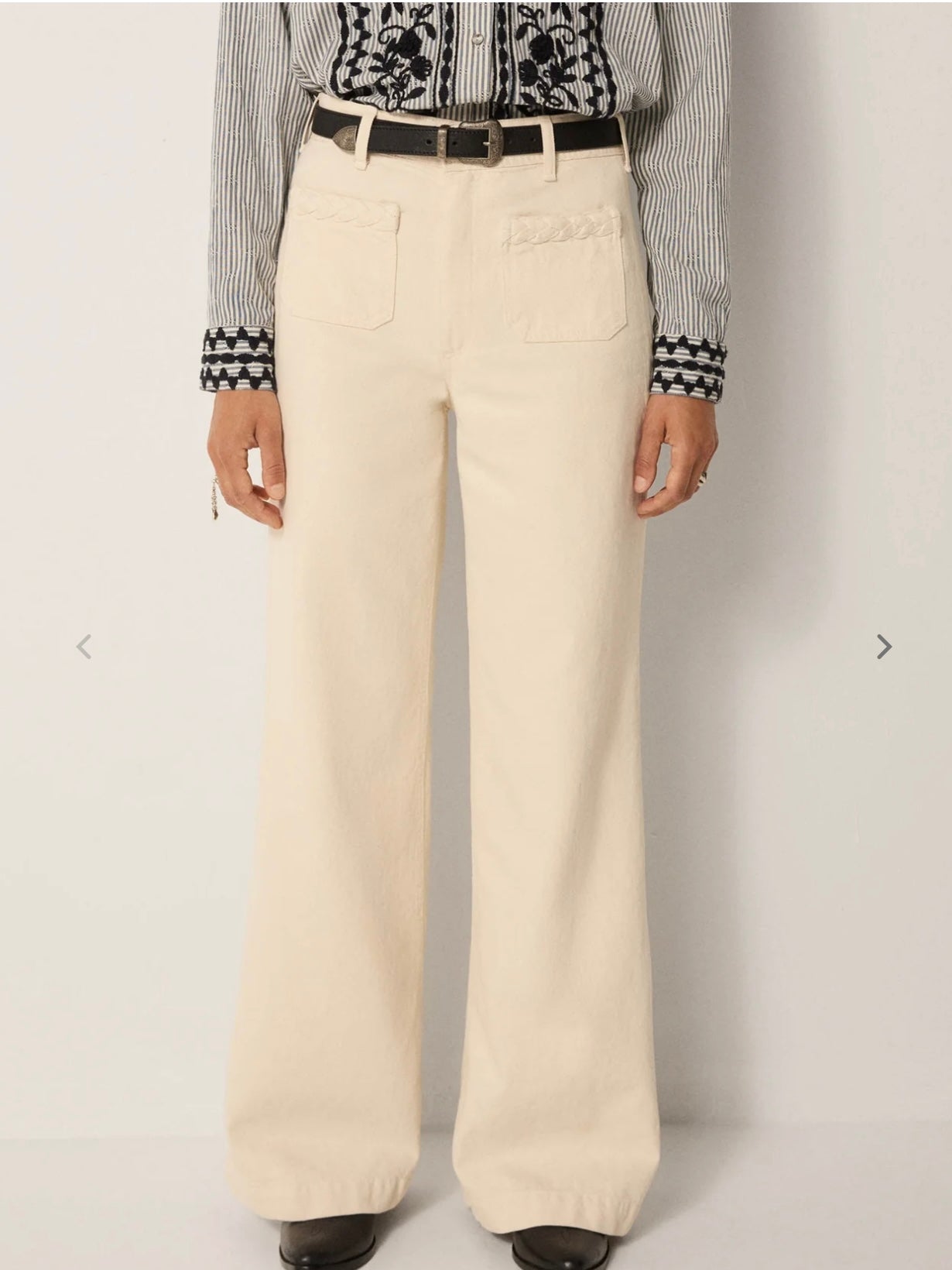 Maison Hotel Hamlet Pant - Maxton Ecru