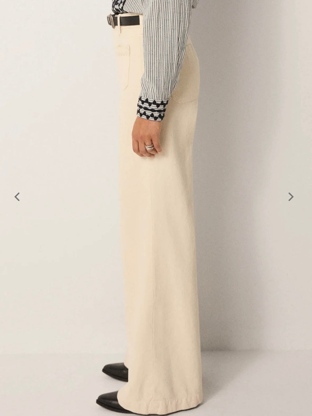 Maison Hotel Hamlet Pant - Maxton Ecru