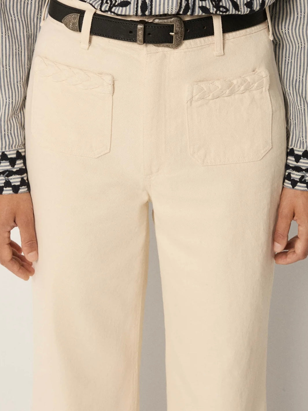 Maison Hotel Hamlet Pant - Maxton Ecru