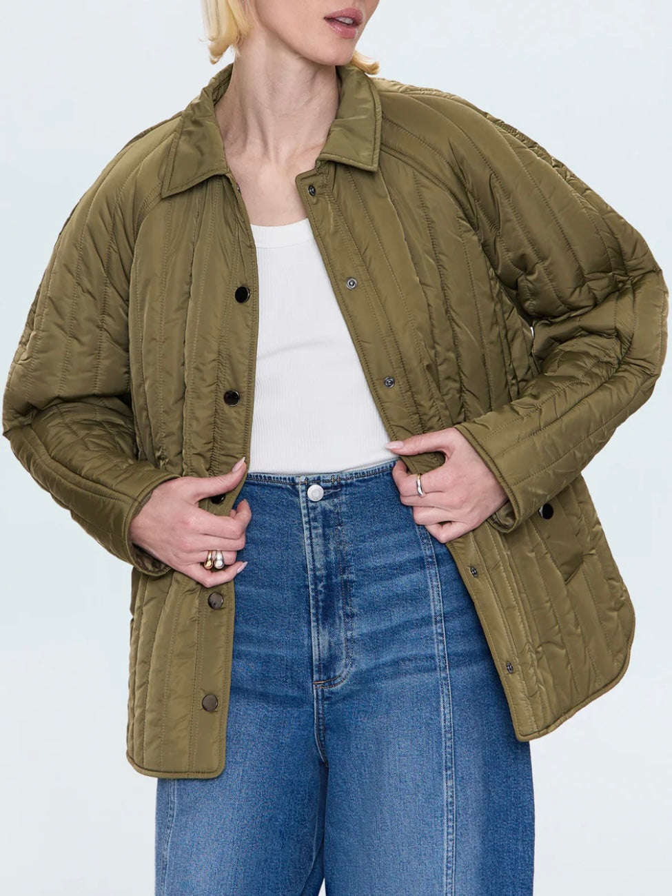 Pistola Sawyer Quilted Barn Jacket - Olive