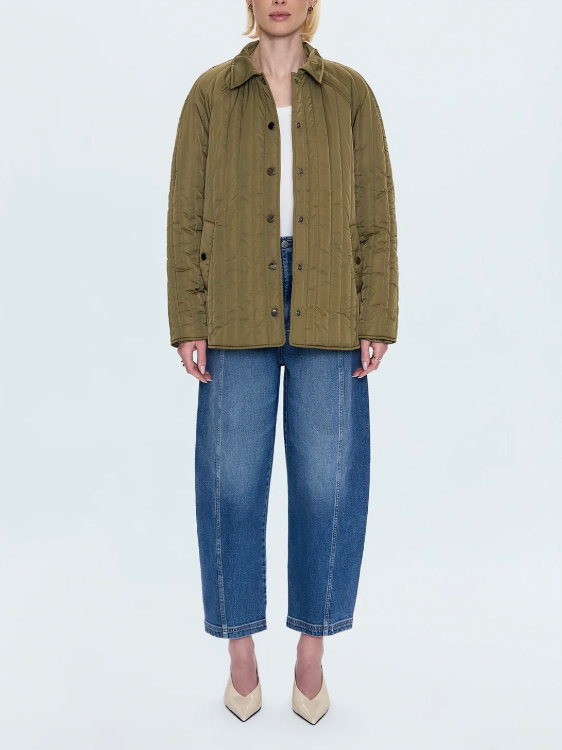 Pistola Sawyer Quilted Barn Jacket - Olive