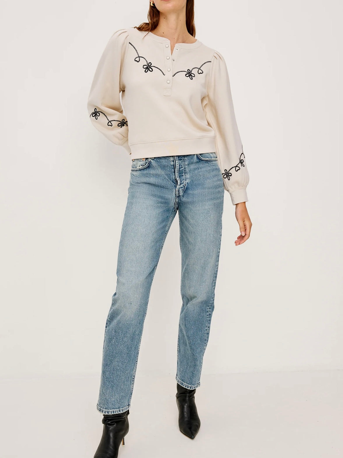 Rails Hanne sweatshirt Ecru