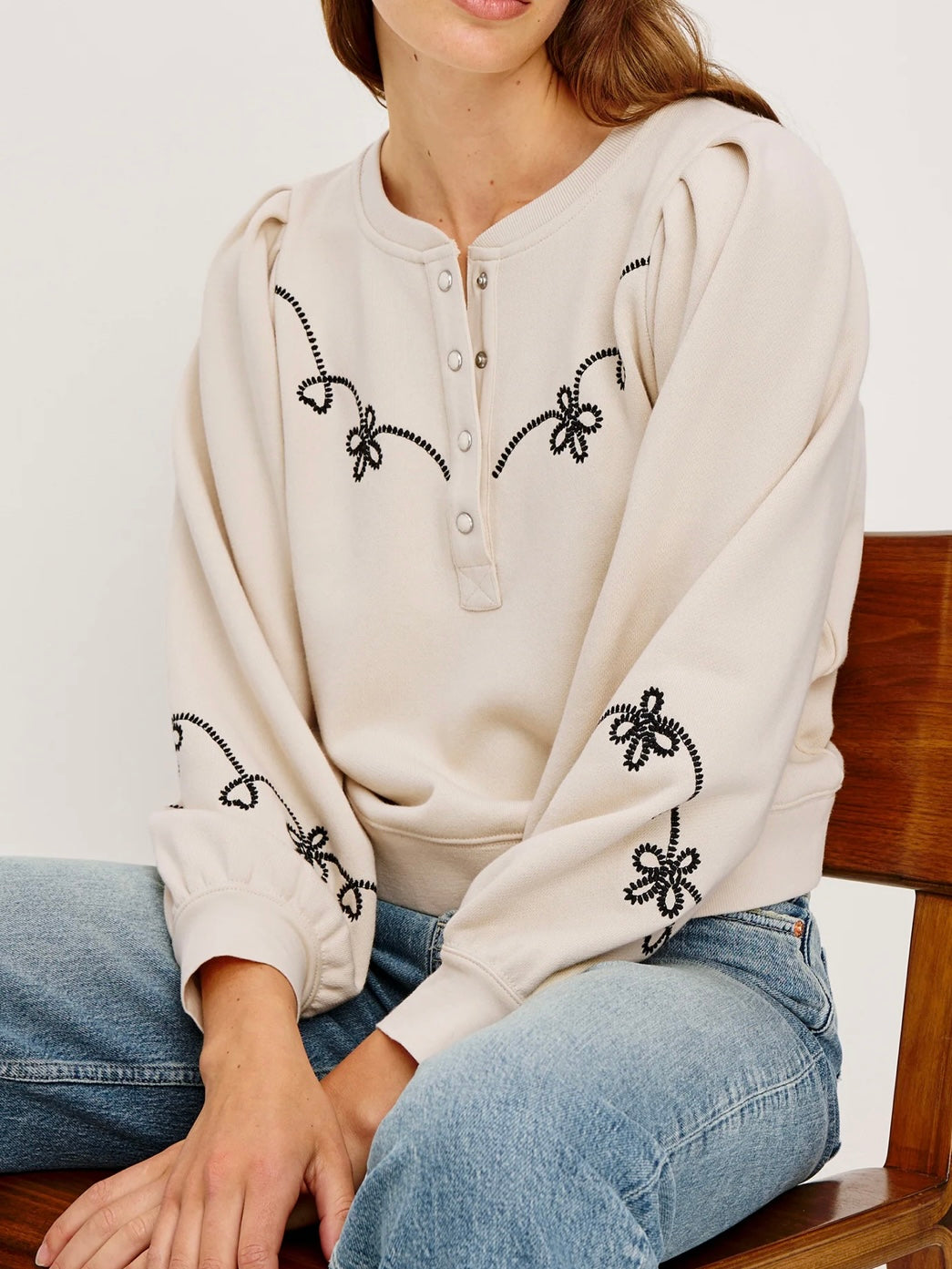 Rails Hanne sweatshirt Ecru