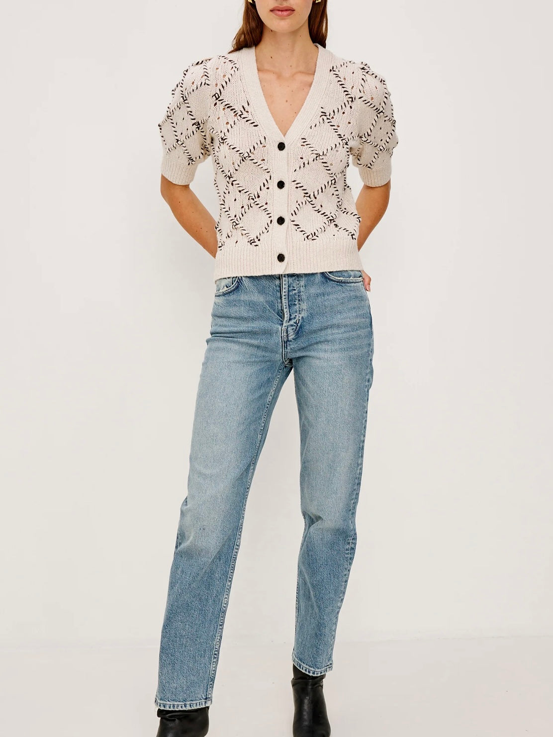 Rails Isla Cardigan Oat