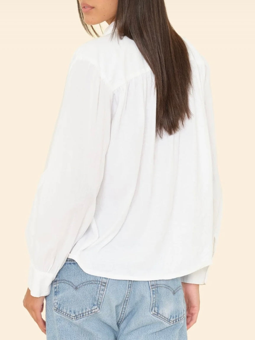 XIRENA White Elena Top