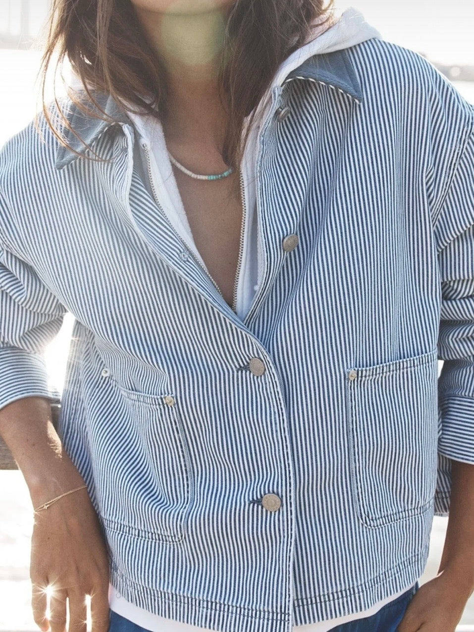 XIRENA Blue Railroad Baldwin Denim Jacket