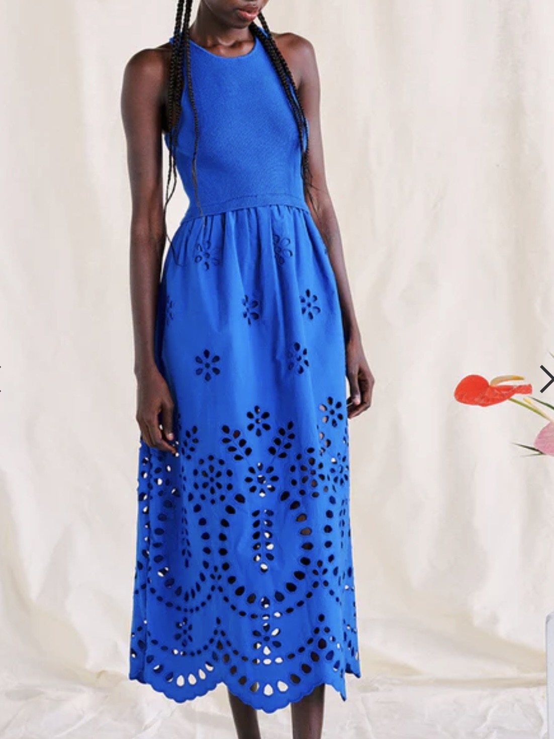 Saylor Dawn Dress Cerulean