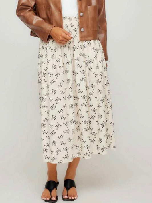 Fifteen Twenty Rhea Smocked Waist Skirt