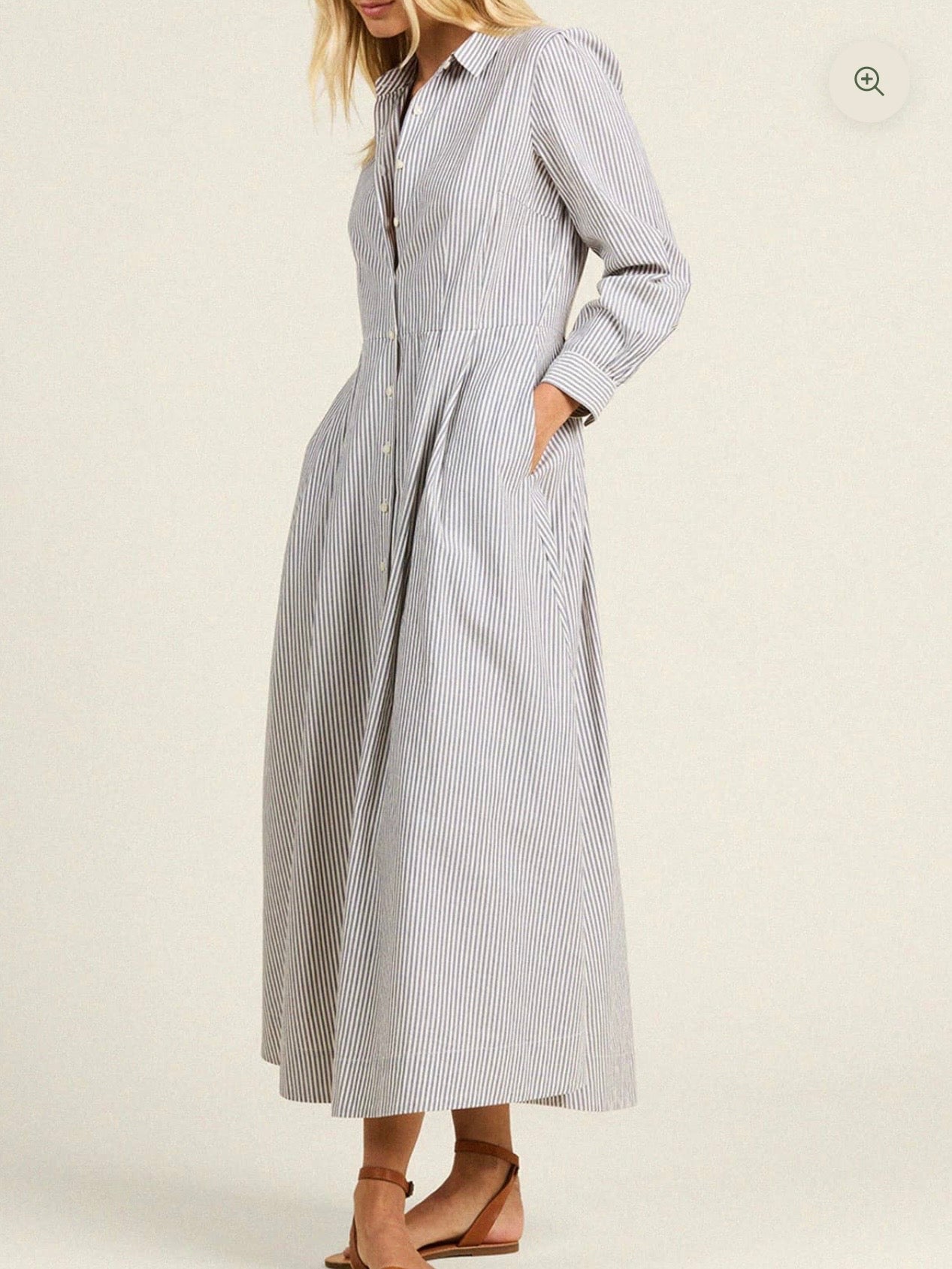 Trovata Emmelie Dress Navy Stripe