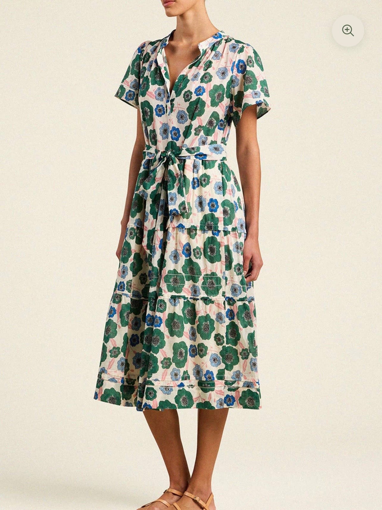 Trovata Luana Dress Green House Bloom