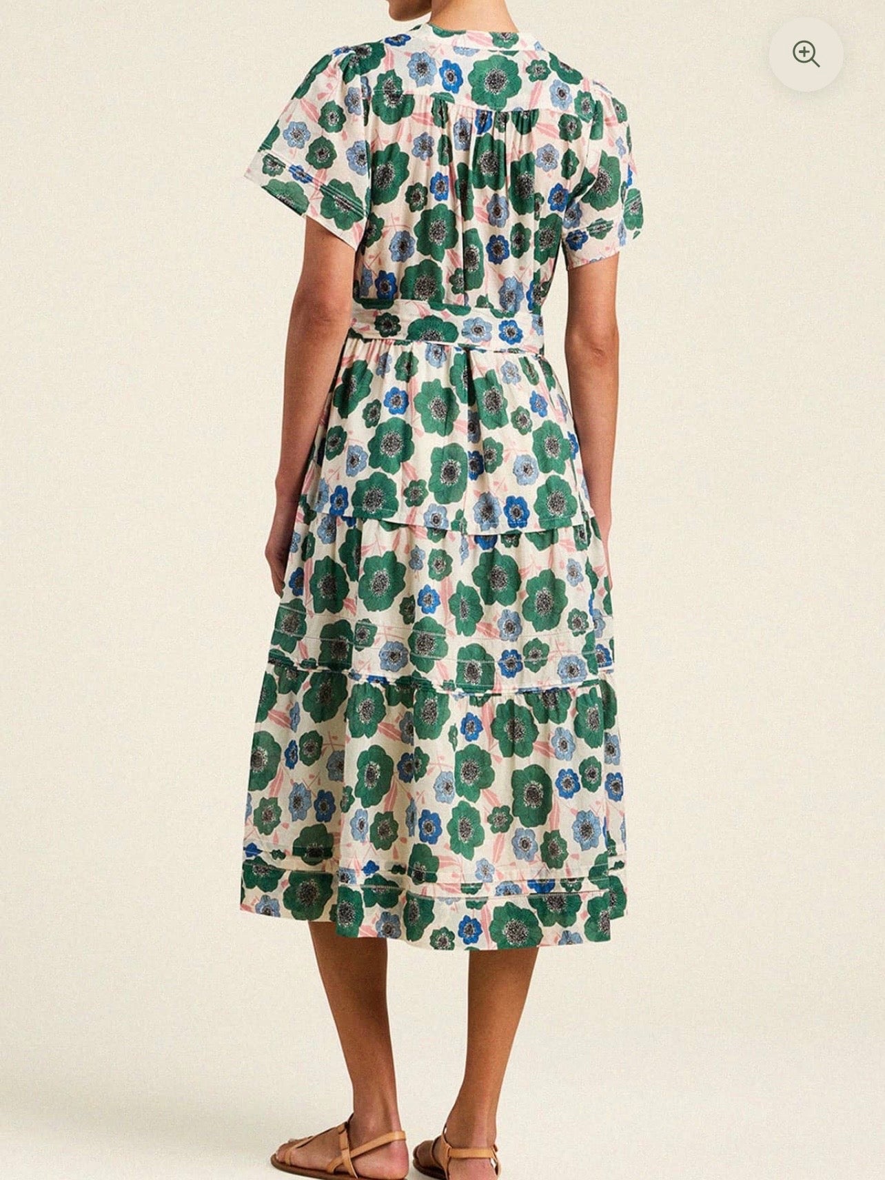 Trovata Luana Dress Green House Bloom