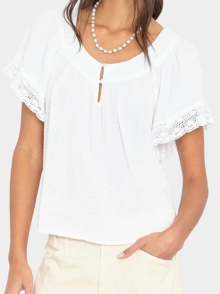XIRENA White Rita Top