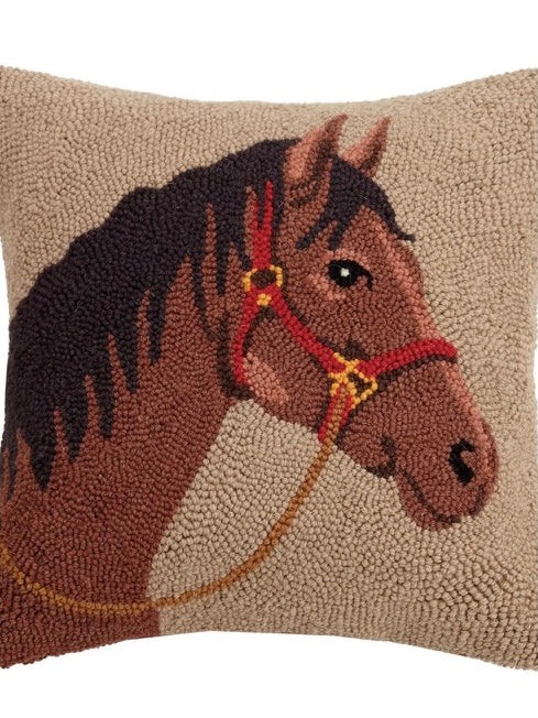 Peking Handicraft Horse Pillow